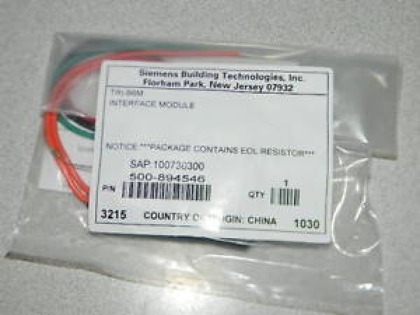 Siemens Cerberus Pyrotronics TRI-B6M Addressable Mini Monitoring Module *New* 