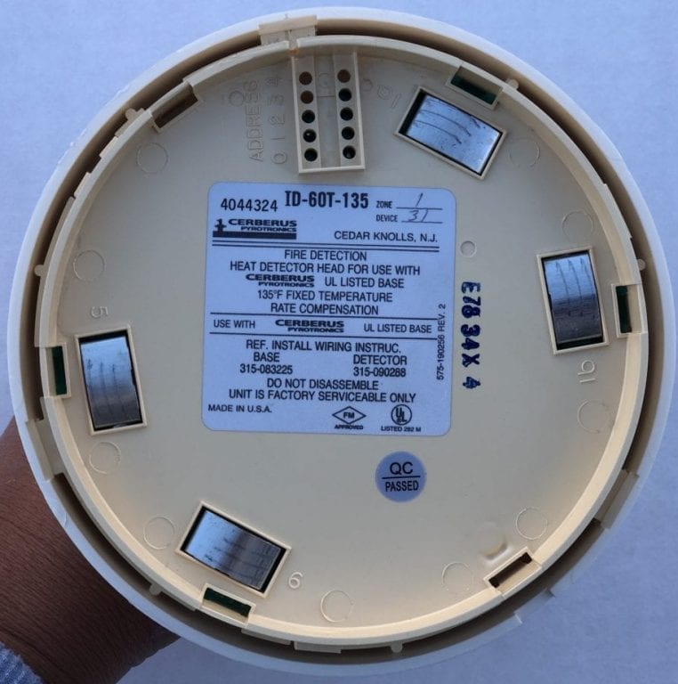 Siemens ID-60T-135 Smoke Detector