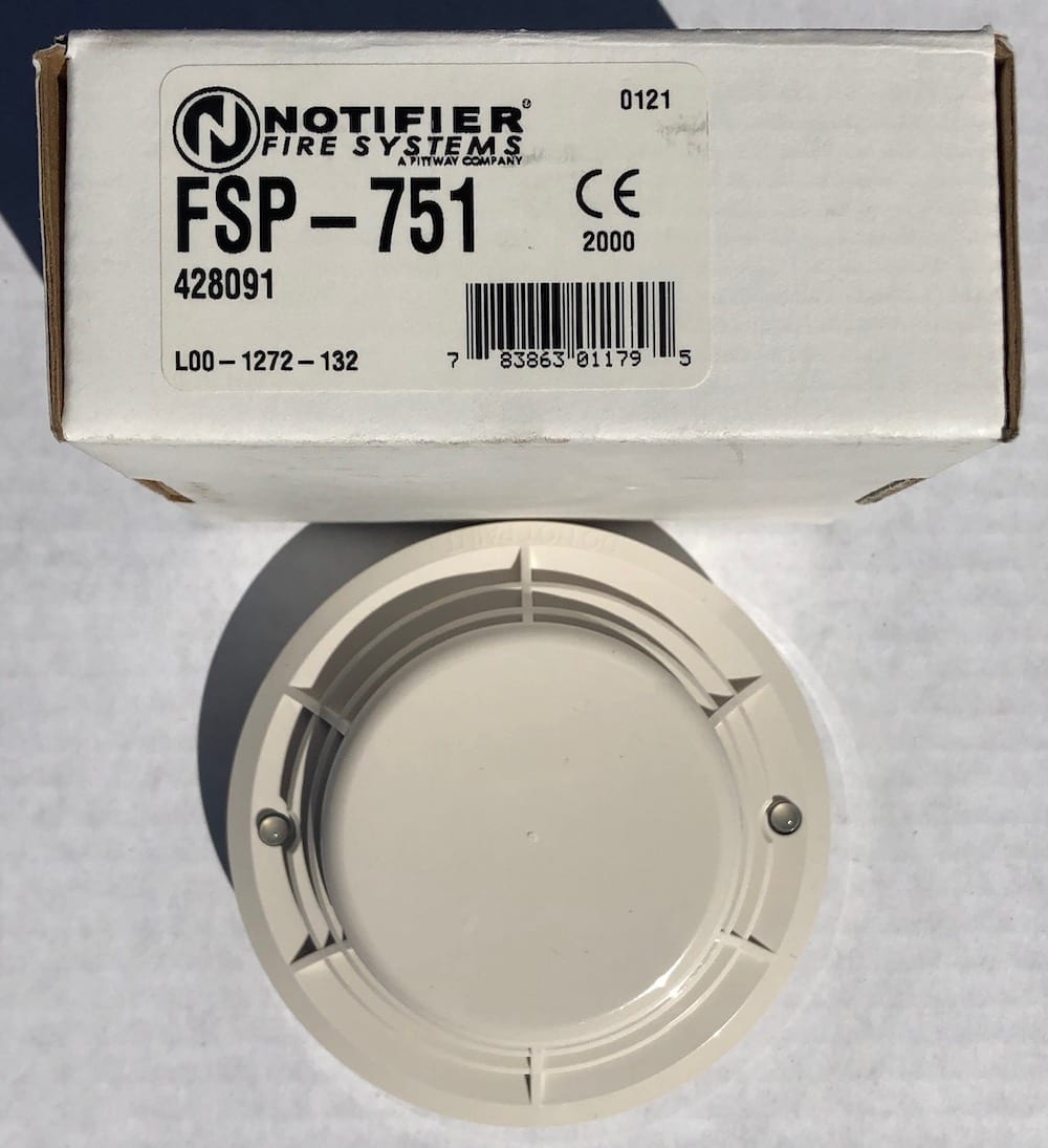 NOTIFIER Fsp-751 FSP751 Fire Alarm Photoelectric Detector Head for sale online 
