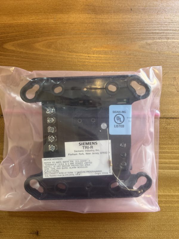 Siemens TRI-R Relay/Monitoring Module - Black Plate (Reconditioned)
