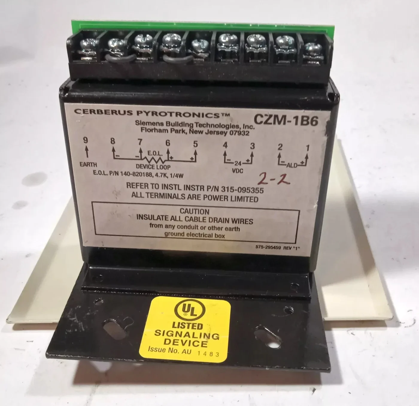 Siemens Conventional Zone Module CZM-1B6 - Image 3