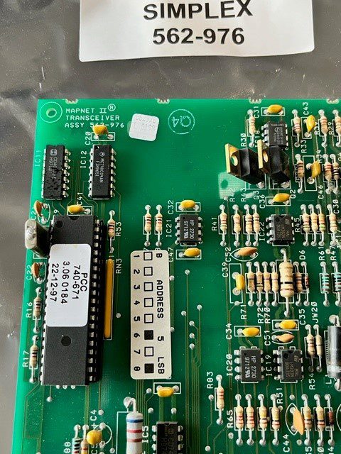 Simplex 562-976 Fire Alarm Mapnet II Transceiver Board - Image 3